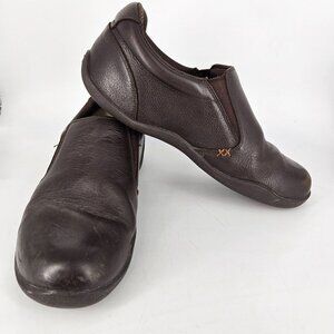 Kuru Loafer Slip-On Shoes 10.5 M Brown Leather Walk Comfort Cushion Arch Support